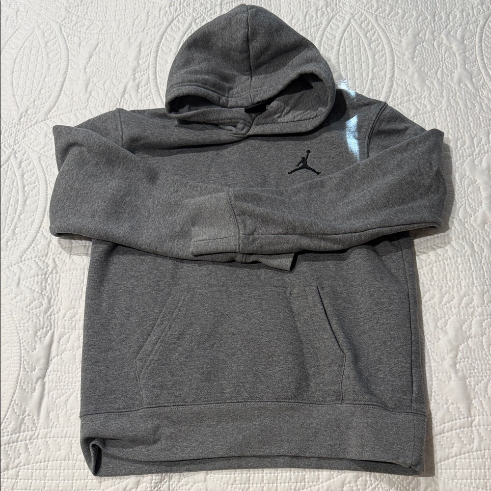 Jordan Kid’s Charcoal Gray Pullover Hoodie